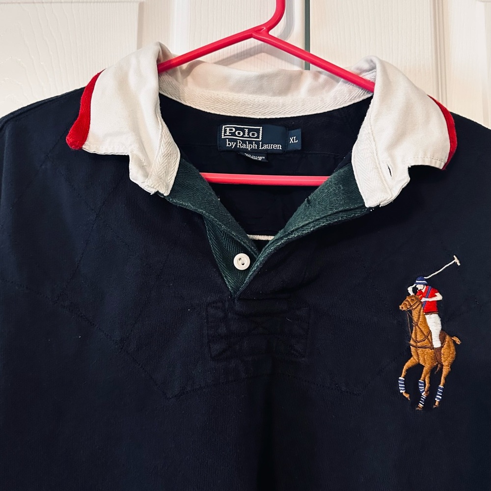 Polo by Ralph Lauren vintage rugby, big pony - Picture 4 of 12